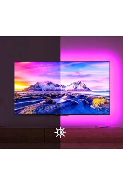 NO BRAND Bandă LED 5M pentru televizoare de 55 "-75 ", controlată prin aplica...
