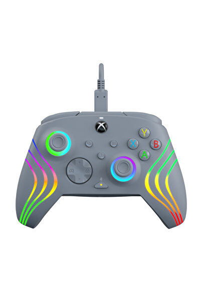 Pdp Controller cu fir Afterglow Wave, USB-C, PC/Xbox One/Series X | S, Licenț...