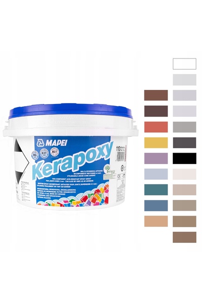 NO BRAND MAPEI fuga Epoxy Kerapoxy 112 TITANIUM 2kg pentru lipirea plăcilor d...