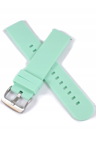 NO BRAND Curea de ceas din silicon turcoaz pentru smartwatch 20 mm LAVVU LS00T20