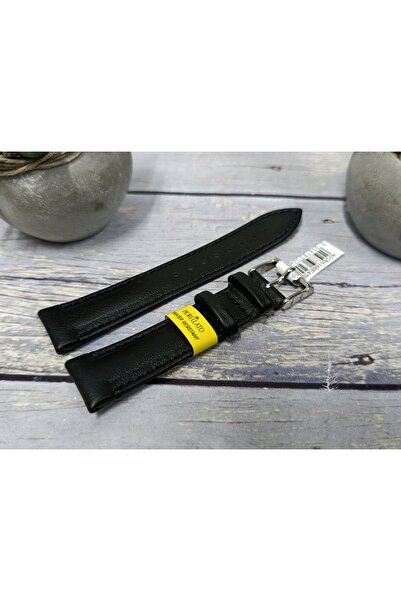 NO BRAND Curea de ceas din piele neagră impermeabilă pentru Morellato Alghero...