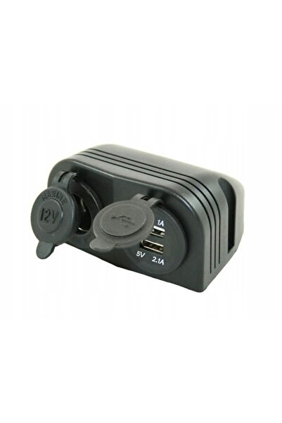 Haba Priză RV 12V pentru cablu de alimentare + încărcător USB 3.1A, montaj la...