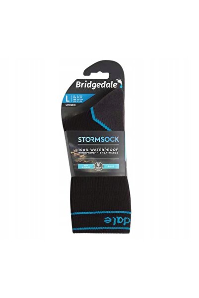 NO BRAND Șosete impermeabile Bridgedale StormSock Mid Boot - negru/albastru 4...