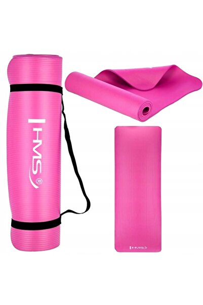 HMS Saltea de yoga antiderapantă roz 183x61x1cm 10mm pentru antrenament