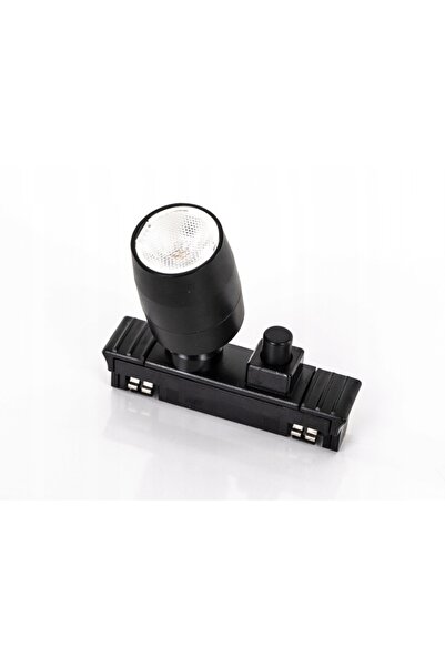 NO BRAND Reflector LED 12V cu montare pe șină, cu întrerupător, negru, pentru...