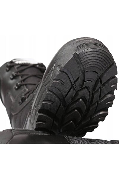 NO BRAND (Texar) TXR III Ghete tactice de trekking din piele, negre, pentru b...