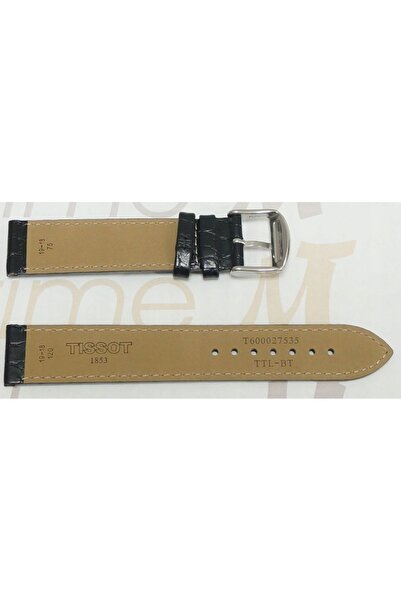 NO BRAND Curea originală neagră Tissot T033410A 19 mm