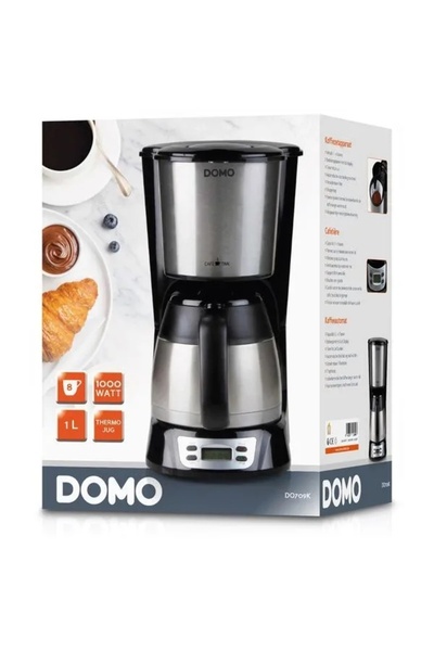 Domo Cafetieră tip pour-over DO709K, temporizator, carafă din oțel