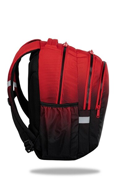 NO BRAND Rucsac școlar cu multiple compartimente, termoizolant, negru, roșu, ...