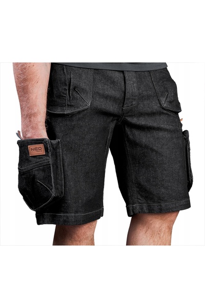 NEO Tools NEO Set pentru bărbați: Șorturi scurte de lucru din denim + Tricou ...