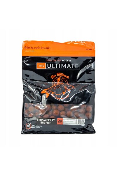 NO BRAND Ultimate Strawberry Big Fish 20mm 1kg bile de momeală