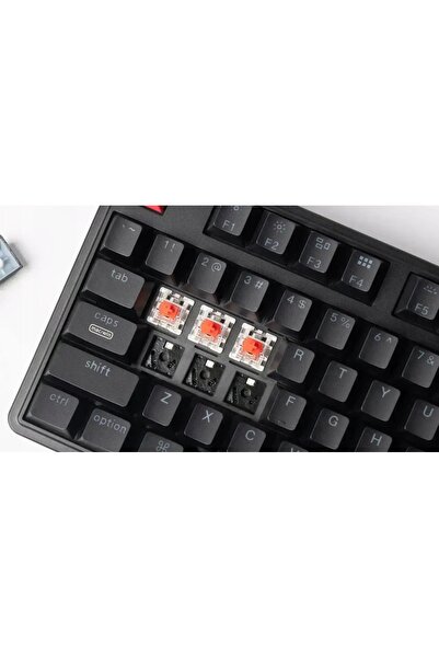 Keychron C3Pro H1 QMK Tastatură Mecanică Cu Fir Super Roșu RGB HotSwap TKL