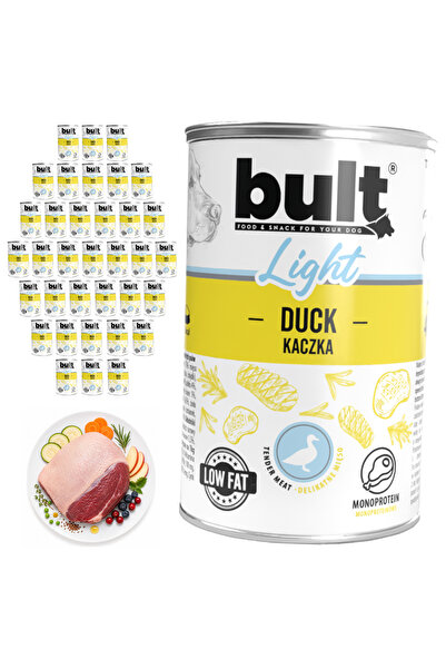 Bult LIGHT hrană umedă completă pentru câini Rață Conservă 36x400g Foarte Dig...