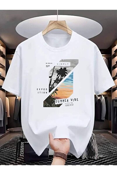 29CUN Men's Fashion Printed T-Shirt - Casual Short Sleeve, Urban Style, Suita...