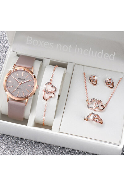 Choice 6PCS Set Without Box 6PCS/Set Fashion Frosted Dial Women's Quartz Watc...