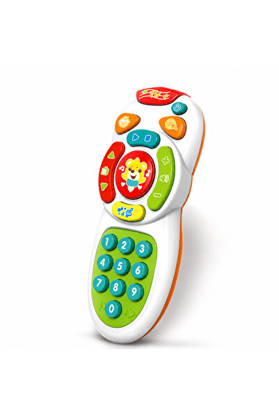 PinkBlue Telecomandă Ursulet Interactivă pentru Bebelusi cu Lumini, Sunete, M...