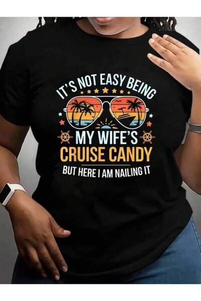 NOURAM Matching Couples Men Candy Husband And Wife Cruise Vacation Trip Black...