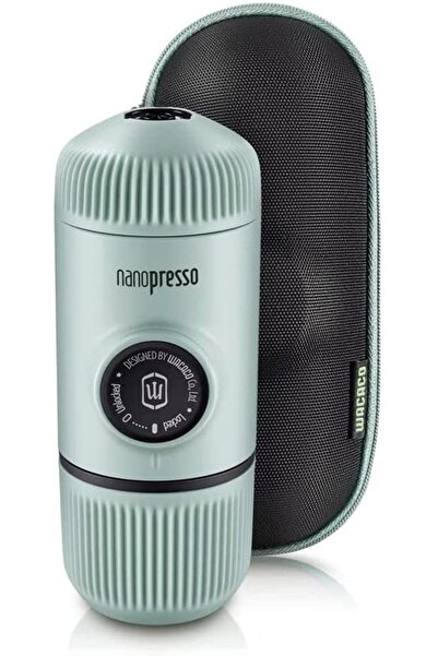Wacaco Nanopresso Elements - Φορητή Μηχανή Χειρός Espresso με Θήκη - Arctic Blue