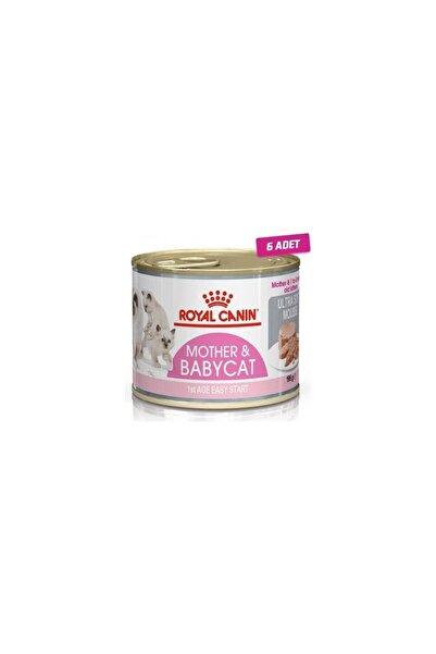 Royal Canin 6 Adet - Mother & Babycat Konserve Yavru Kedi Maması 195 gr