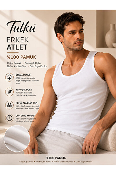 Tutku Beyaz Erkek Atlet