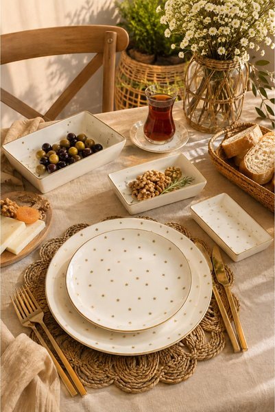 Porland Forest 18 Piece Breakfast Set (for 6 People)