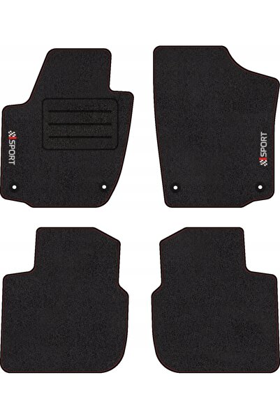 NO BRAND Covorașe de catifea pentru SEAT TOLEDO IV (2012 - 2018) LUX