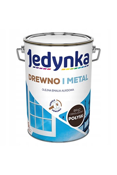 TIKKURILA Vopsea unică pentru lemn și metal, luciu bronz ciocolatiu, 5L