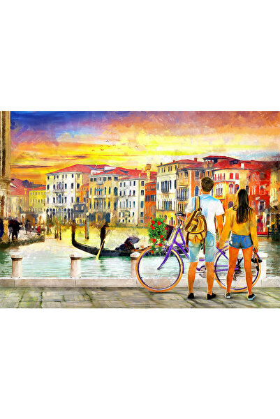 VIODESIGN Fototapet Copii, autoadeziv, Desen Venetian, multicolor,200x300 cm ...