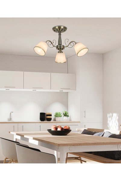 NO BRAND Lampa suspendată Candellux LOSANNA cu 3 puncte de lumină E14