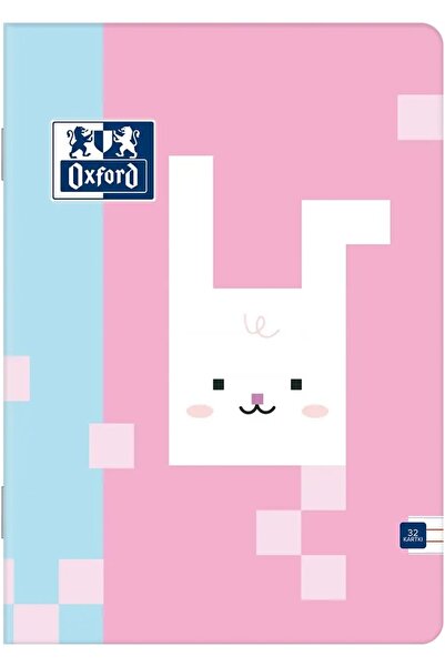 Oxford Caiet cu linii înguste colorate, cu model zoo, A5, 32 de foi, 5 bucăți