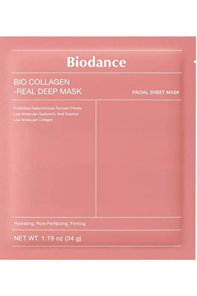 Biodance Bio Collagen Real Deep Mask 34 g – Kolajen Hidrojel Yüz Maskesi, Yoğ...