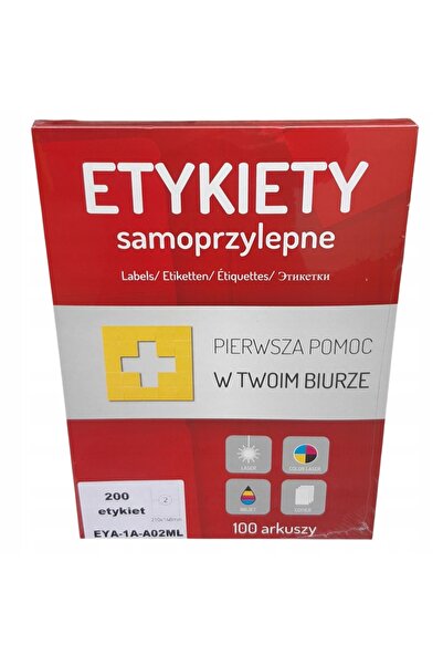 NO BRAND ETICHETE AUTOADEZIVE A4 210x148 mm Albe pentru Imprimantă 100 coli