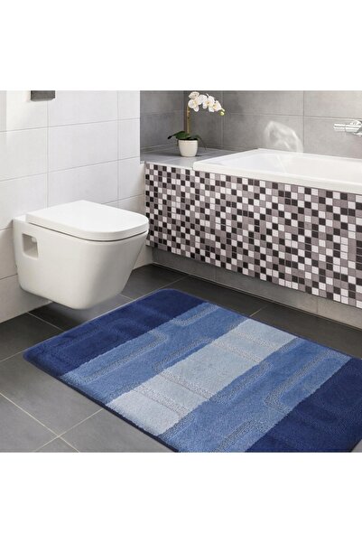 NO BRAND Covor de baie 04N albastru Set 50cmx80cm 40cmx50cm