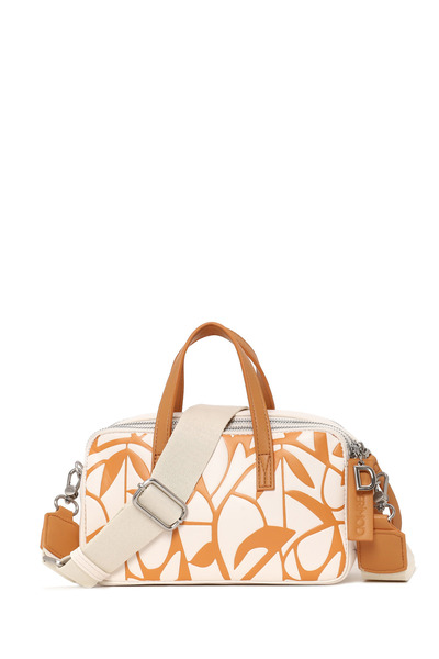 Derimod Women's Orange Long Strap Printed Shoulder Bag 26Sbd249826