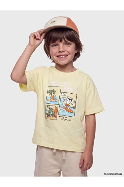 LC Waikiki Printed Boy's Shorts Set for Style Enthusiasts from Uzg Store