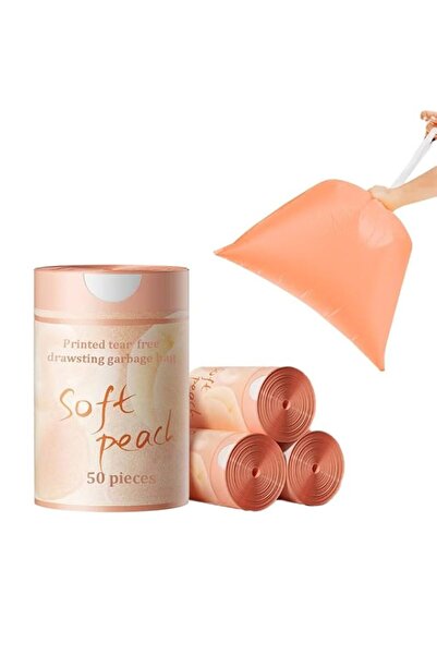 Generic Brand Light Orange Garbage Bags – 60×65cm, Strong Bin Liners, 50 Bags...