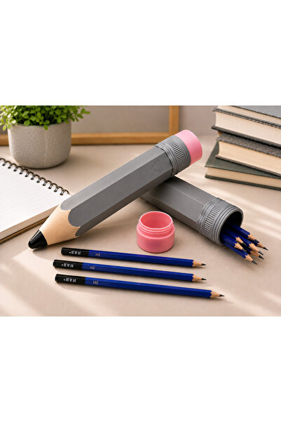 farist Giant Pencil-Shaped Pencil Case – 32X6 cm Decorative 3D Printing Pen H...