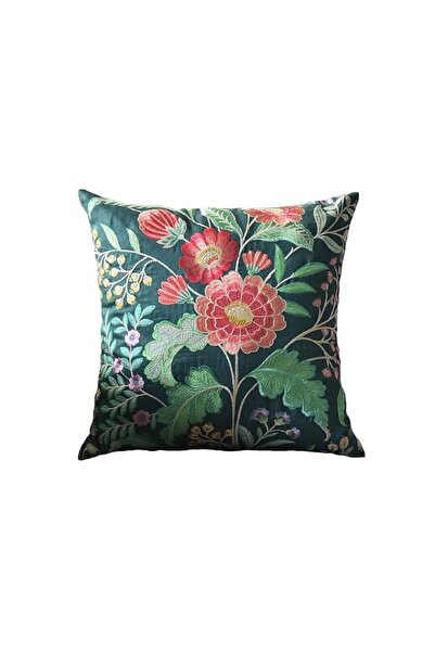 Generic Brand CASAMINA Beautiful English Floral Style Fully Embroidered Throw...
