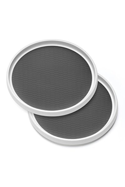 Generic 2 Pack, 12-Inch Non-Skid Lazy Susan Organizers - Turntable Rack for P...