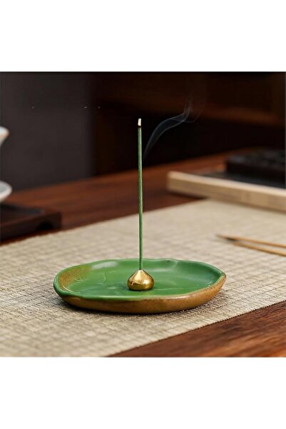 Generic Brand Ceramic Incense Burner, Lotus Incense Holder with Ash Catcher T...