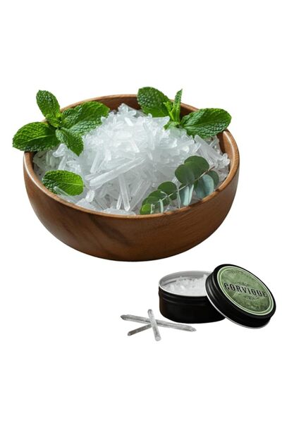 Generic Brand 100% Pure Menthol Crystals by Gorvique 50GM (25gX2) - for Aroma...
