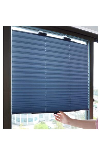 Generic Blackout Pleated Blind with Suction Cups,Opaque Folding Roller Blind ...