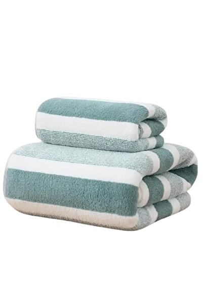 Generic Ultra Soft Bath Towel Set, 100% Cotton, Bath and Hand Towels, Striped...