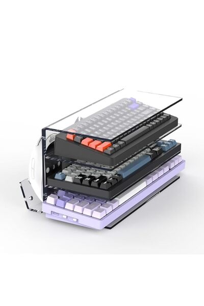 Generic 3 Layer Keyboard Stand for Desktop, Acrylic Stand Gaming Keyboard and...