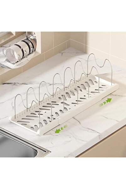 Generic YelaJoy Pots and Pans Organizer Under Cabinet - Expandable Pot Lid Ho...