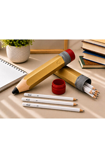 farist Giant Pencil-Shaped Pencil Case – 32X6 cm Decorative 3D Printing Pen H...
