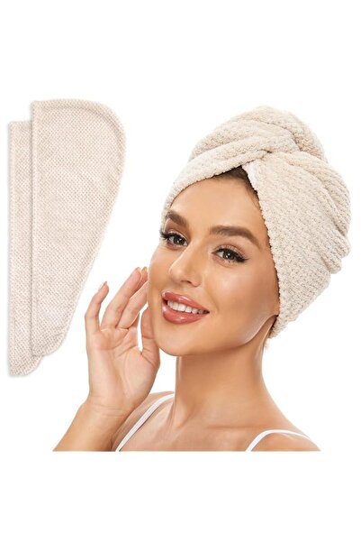 Generic SimpleField 2 Pack Microfiber Hair Towel Wrap for Women, Anti Frizz Q...