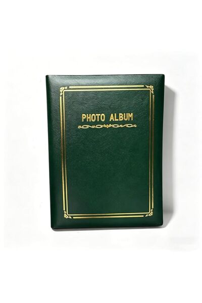 Generic Brand Classic Deep Green Leather Photo Album, British Style, Holds 20...