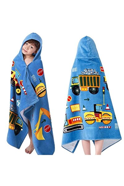 Generic Kids Hooded Beach Bath Towel,Baby Surf Poncho Toddlers Soft Real Cott...