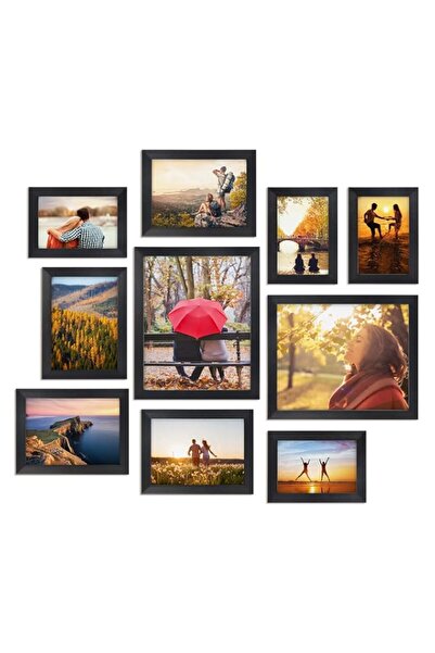 Generic Brand Giftgarden 10 Pcs Multi Picture Photo Frames Set for Multiple S...